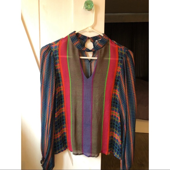 Beautiful silk Anthropologie blouse - Picture 1 of 2